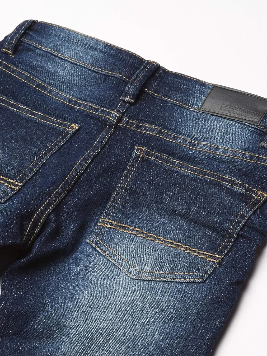 Southpole Boys' Silm Fit Stretchable Biker Denim Pants