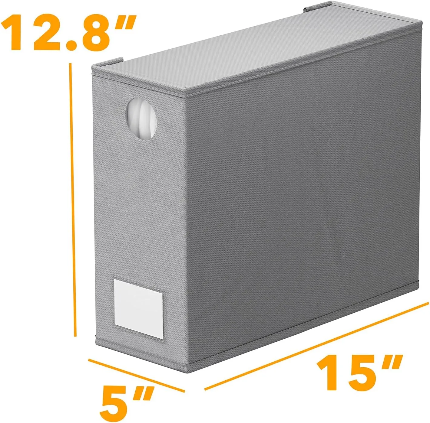 SpaceAid 2 Pack Foldable Sheet Organizer for Linen Closet, Gray
