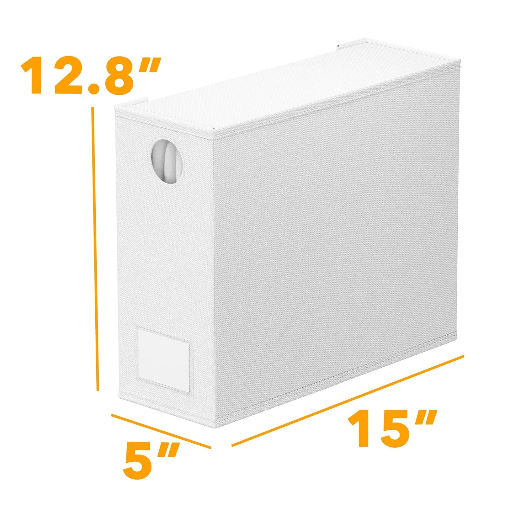 SpaceAid 6 Pack Bed Sheet Storage Organizer Set, White