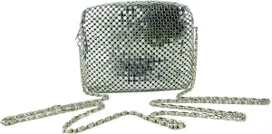 Stephanie Imports Luxuriant Soft Metallic Mesh Women's Shoulder Evening Purse