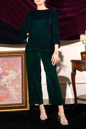 Stitched Velvet Top
