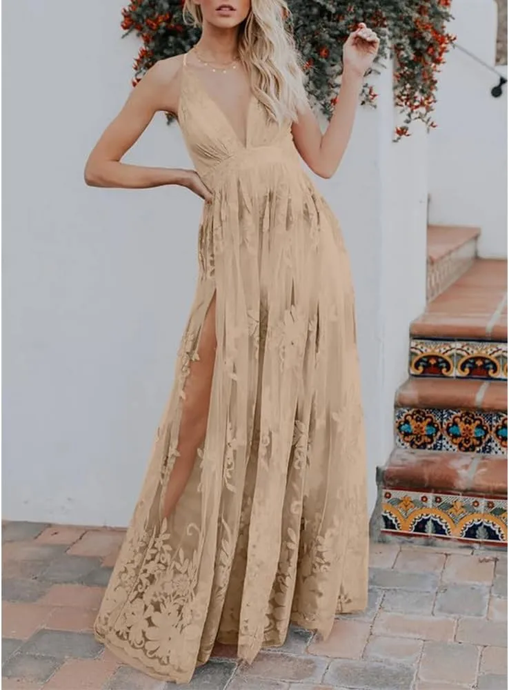 Summer Dresses for Women 2024 Spaghetti Straps Dresses for Women 2024 Elegant