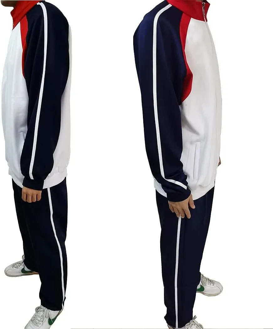 Sun Lorence Men's Athletic Running Tracksuit Set Casual Full Zip Jogging Sweat Suit