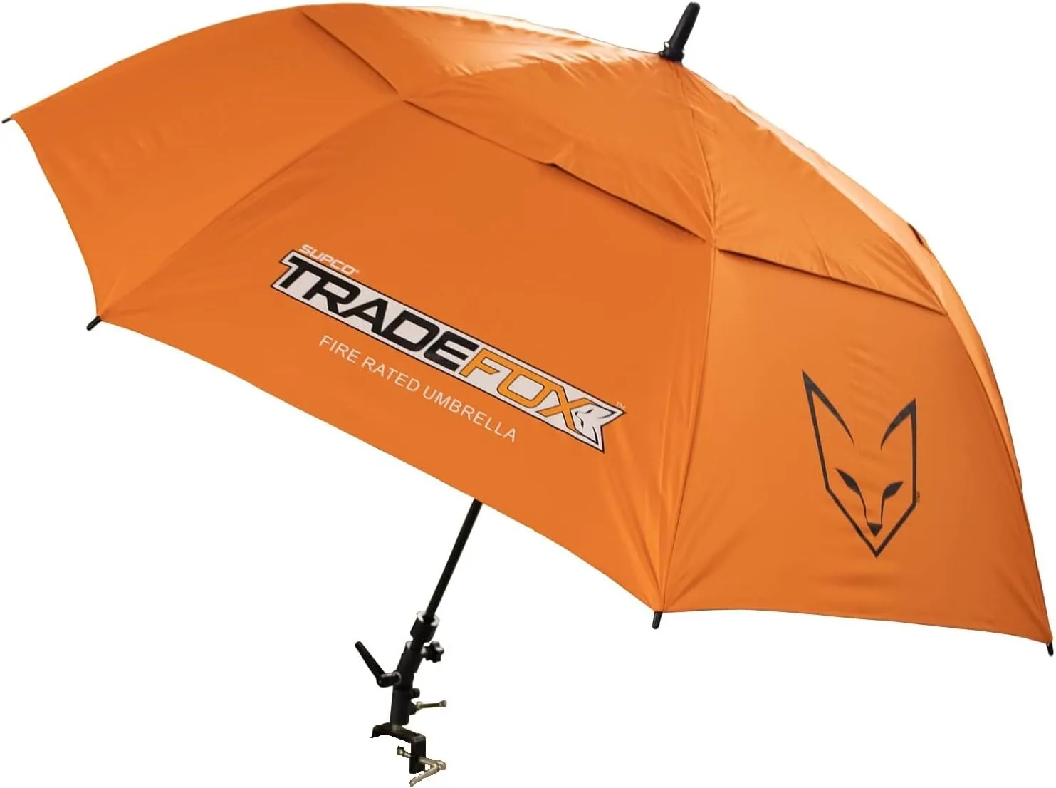 Supco MUKIT-FR TradeFox 60" Umbrella Fire Rated with Magnetic Base Kit, HD Steel Clamp, and Lanyard