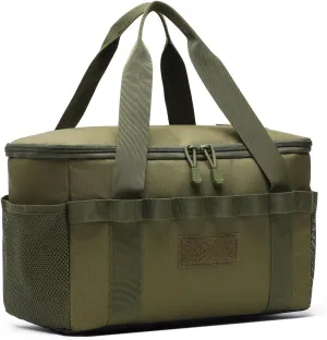 Tactical Camping Storage Bag 14L Tactical Utility Tote Bag Camping Cookware Organizer Trunk Organizer