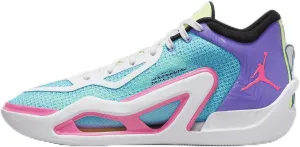 Tatum 1 Basketball Shoes (FV0169-400, Lagoon Pulse/Psychic Purple/White) Size 9