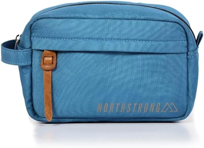 Tetron Toiletry Bag for Men & Women, Water Resistant Dopp Kit Cosmetic Bag Travel Accessories, Shaving Kit Organizer, Sky Sapphire