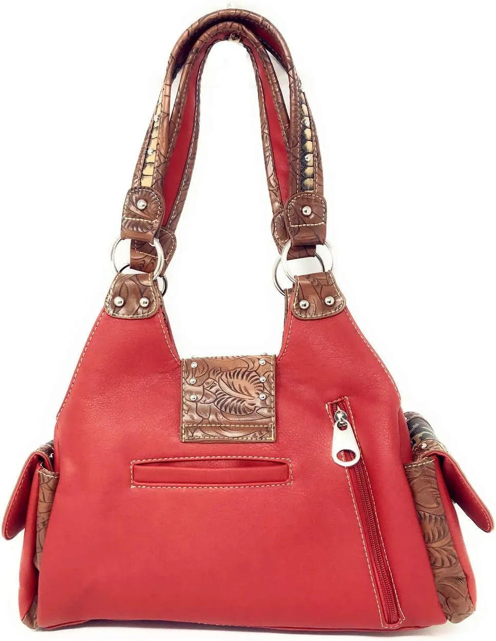 Texas West Premium Women's Rhinestone Buckle Handbag Wallet in 6 colors