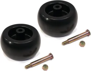 The ROP Shop | 2-Pack - Heavy Duty Deck Wheels, Bolts for Toro 112-0677 & Grasshopper 484225