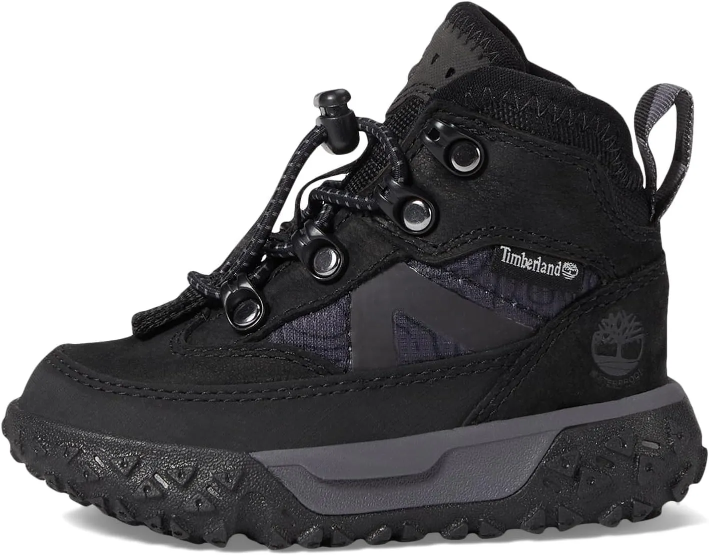 Timberland Boys' GreenStride Motion 6" Mid Fabric/Leather Waterproof Hiking Boot