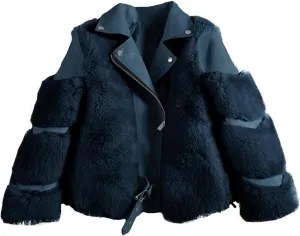 Toddler Girls Belted Faux Leather Moto Jacket Fall and Winter Fashion Biker Coat Zip Leather Jackets for Kids Outwear