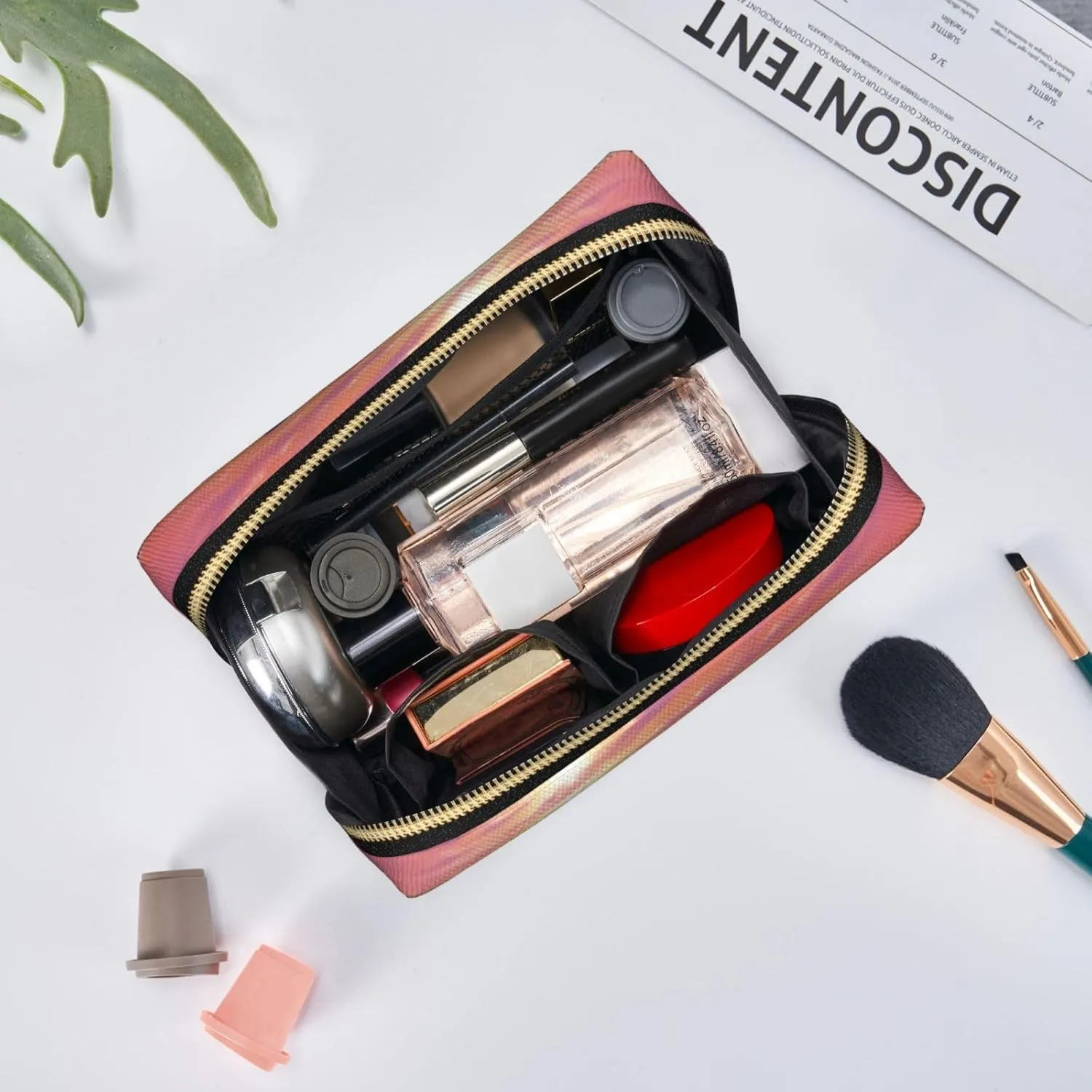 Toiletry Bag for Women Men Dopp Kit Travel Makeup Bag Dolphins Art Make Up Organizers Cosmetic Bag