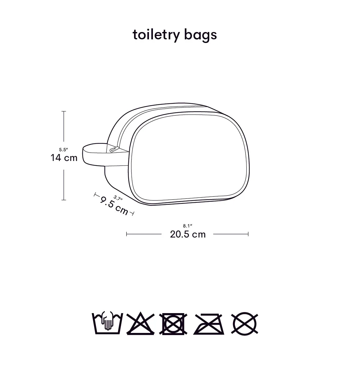 Toiletry bag: Savanna