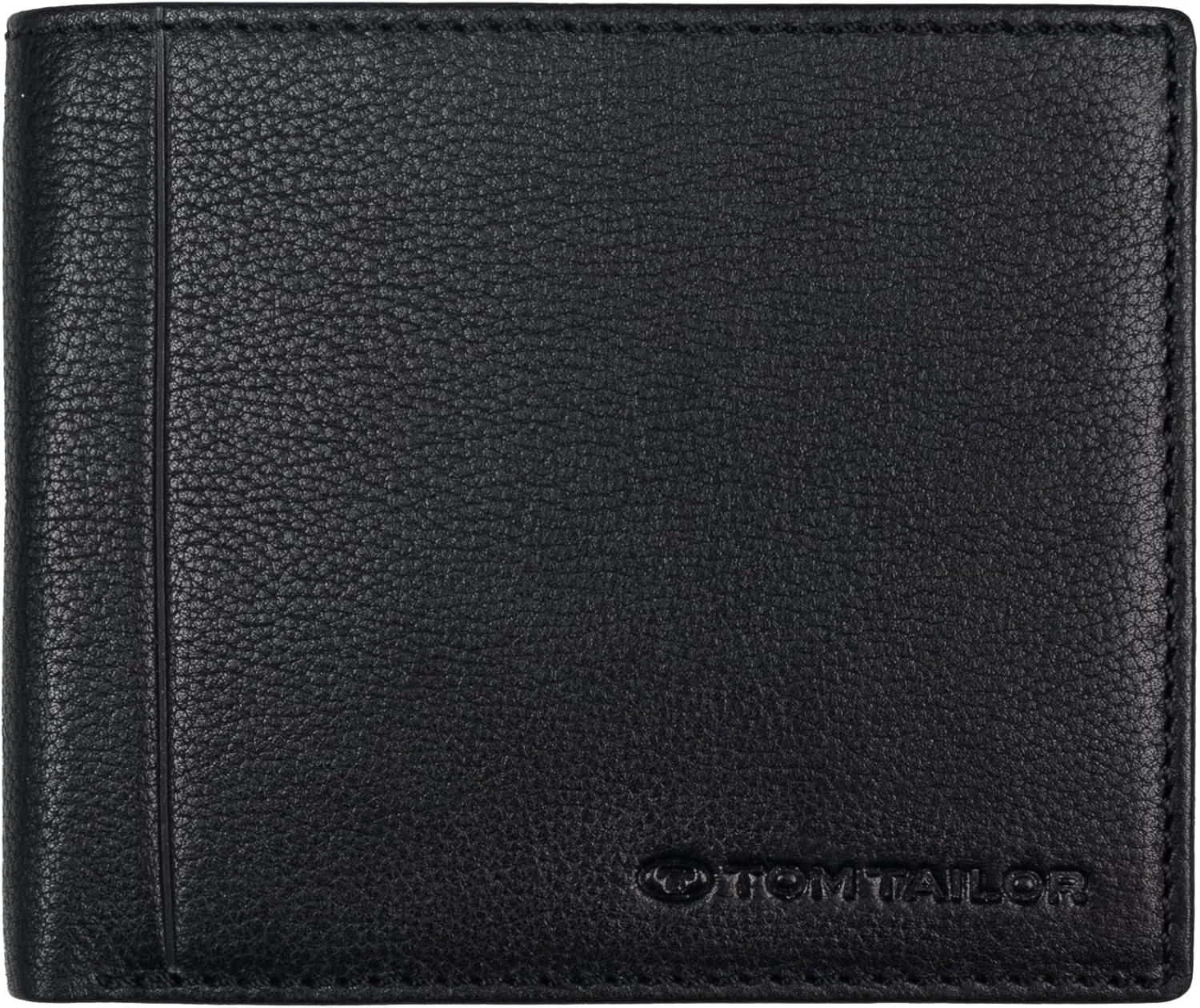 TOM TAILOR Bela Men's Wallet Landscape Format RFID Leather Medium Black, black, M