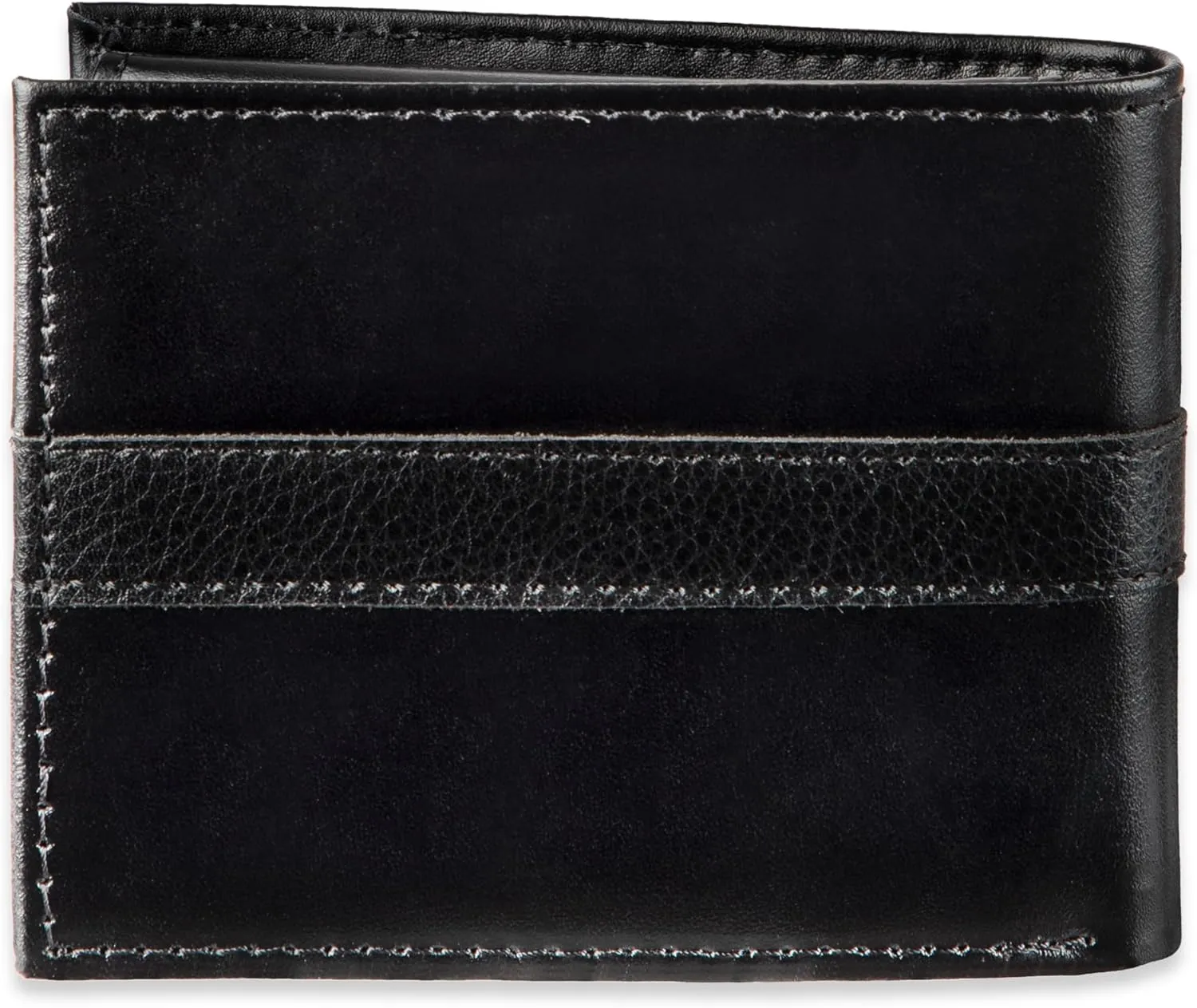 Tommy Hilfiger Men's Classic Bifold Wallet with ID Window and Multiple Card Slots