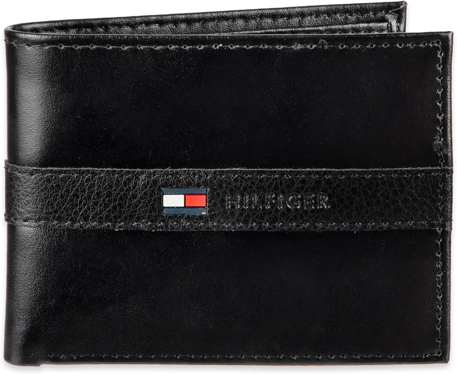 Tommy Hilfiger Men's Classic Bifold Wallet with ID Window and Multiple Card Slots