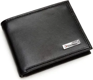 Tommy Hilfiger Men's Classic Logo Style Passcase Bifold Wallet with Multiple Card Slots and ID Window