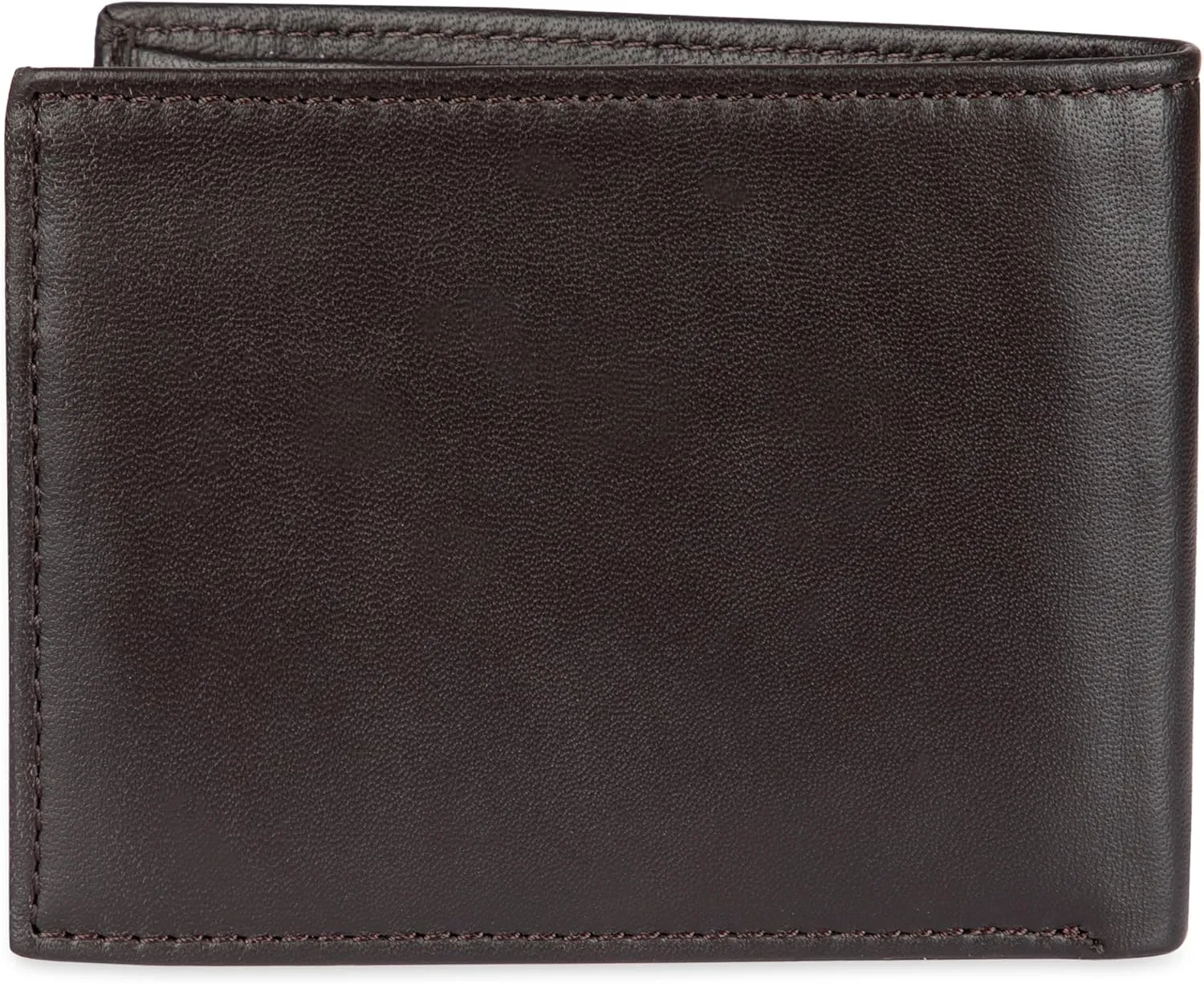Tommy Hilfiger Men's Leather Wallet – Slim Bifold with 6 Credit Card Pockets and Removable ID Window
