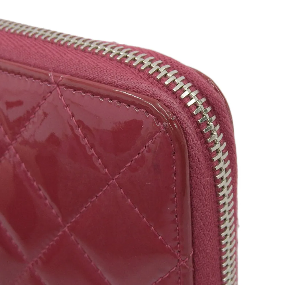 Top Quality Chanel Enamel Round Zipper Long Wallet A50106