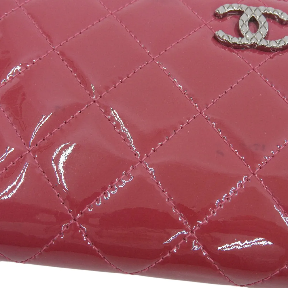 Top Quality Chanel Enamel Round Zipper Long Wallet A50106