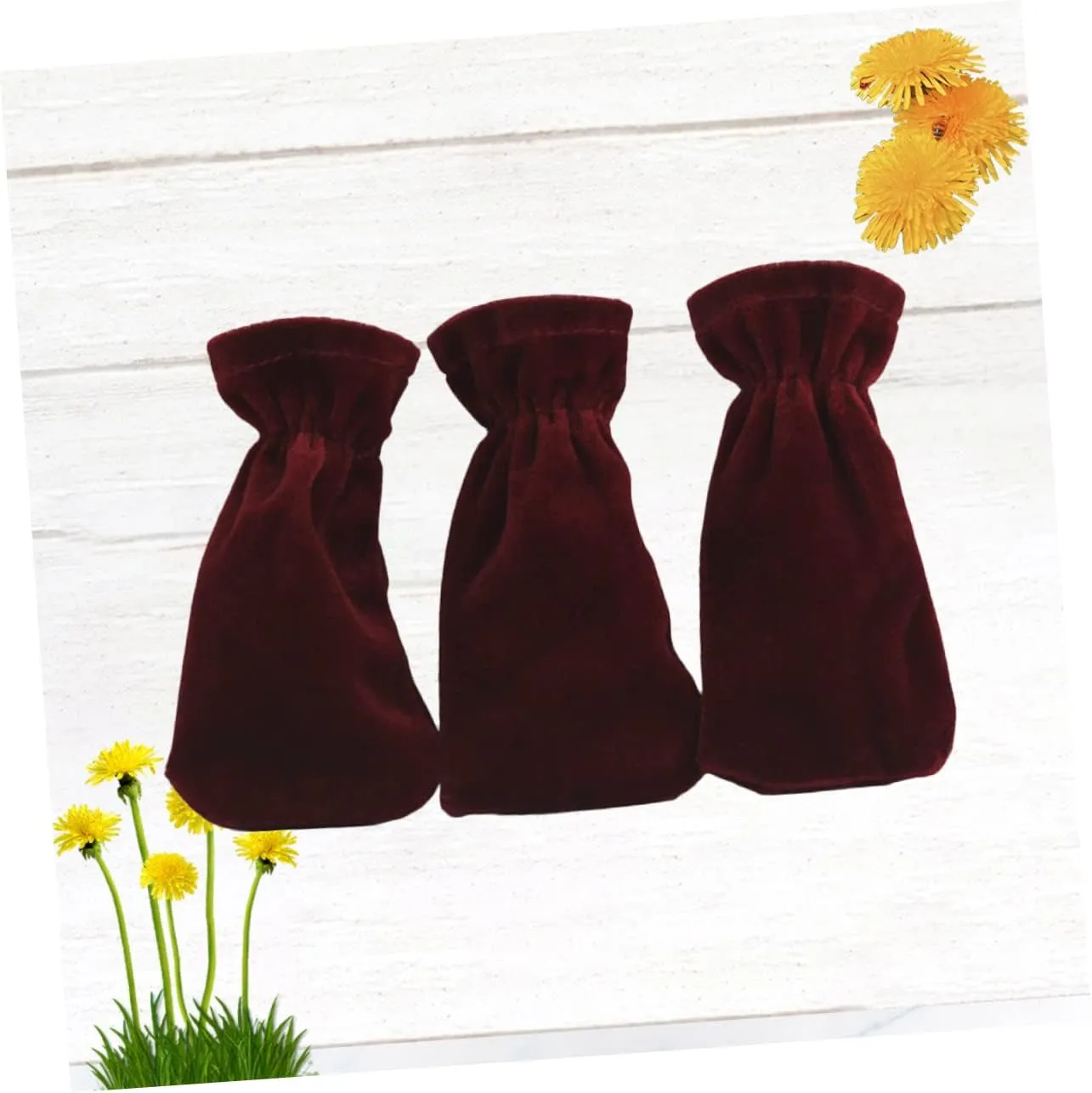 Toyvian Sets Piano Keyboard Accessories Velvet Piano Pedal Cover Foot Pad Sustain Pedal Covers Music Instrument Pcs