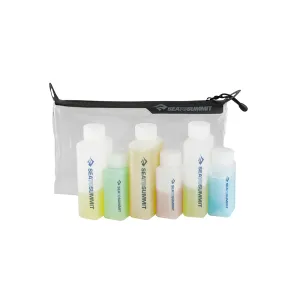 TPU Clear Zip Pouch with Bottles