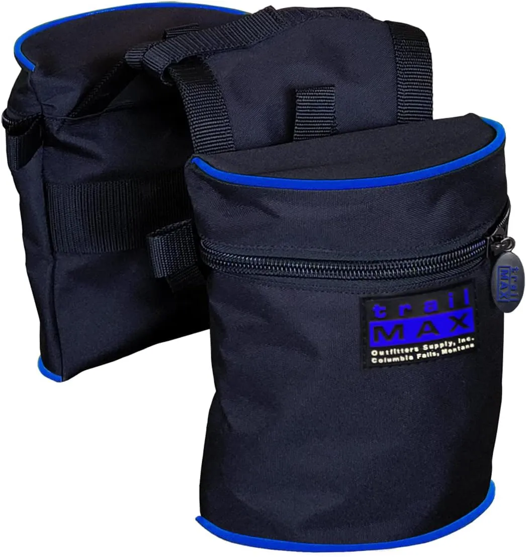 TrailMax Medium Horse Pommel Bags for Your Western Saddle; Insulated Saddle Bags for Horses; Camera or Cellphone Saddle Bag; Secured W/Straps Around Pommel of Western or Endurance Saddles