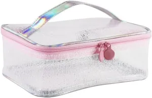 Transparent pvc travel storage bag portable ladies zipper waterproof wash bag Symphony makeup bag