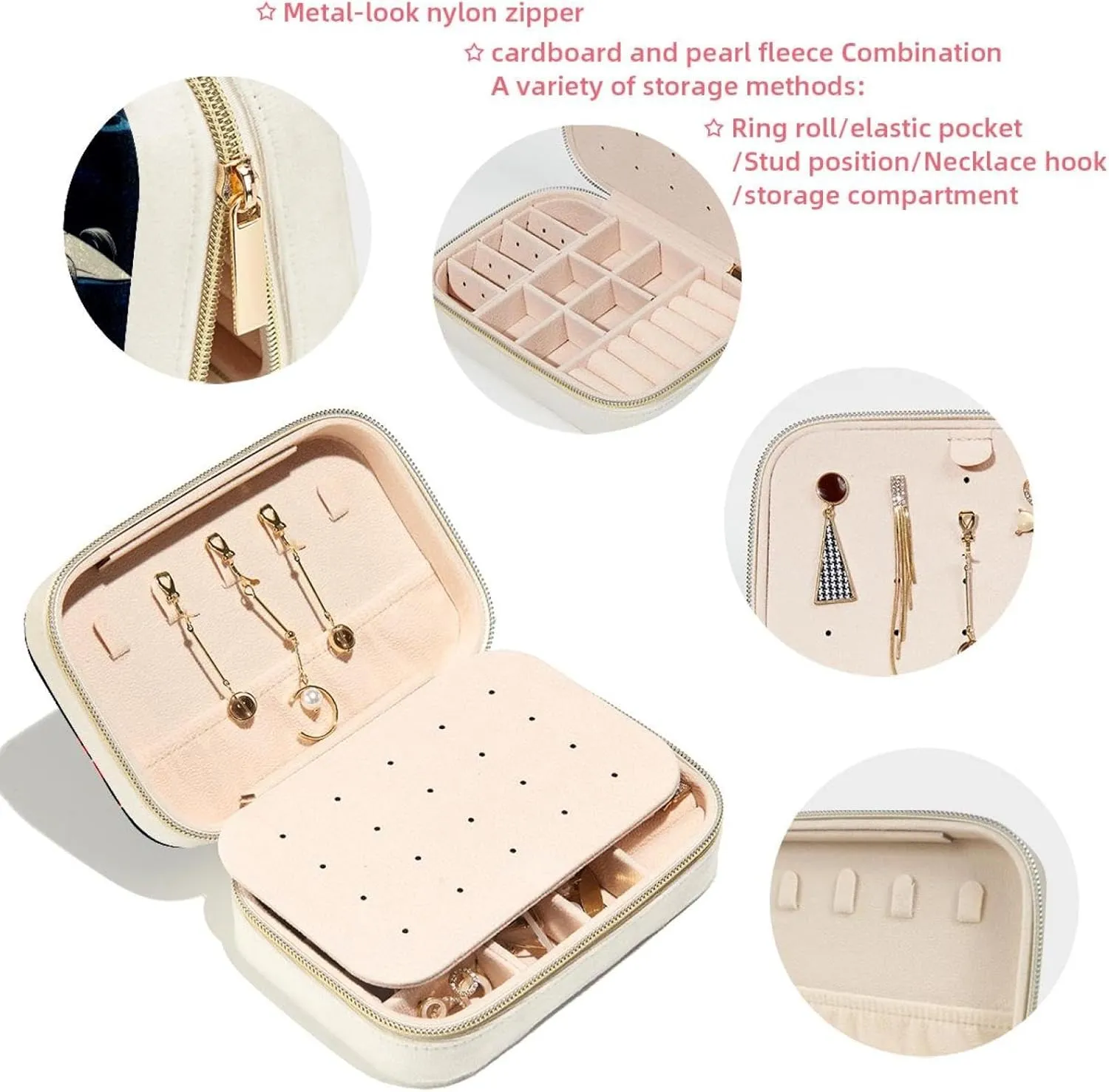 Travel Jewelry Box for Women Girls, Cool Racing Cars Pattern Jewelry Organizer Case for Necklace, Stud Earrings, Ring, Bracelets Storage Boxes