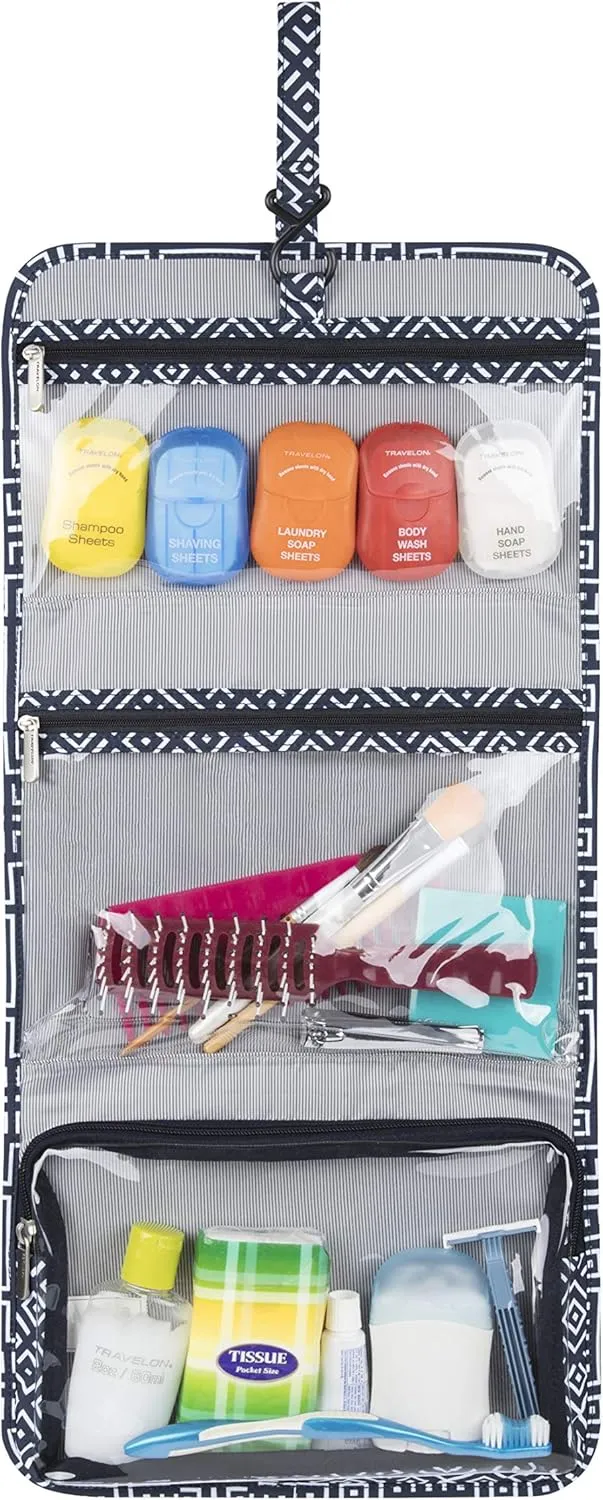 Travelon Trifold Hanging Toiletry Kit