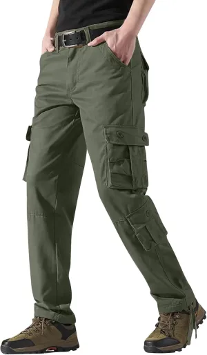 TéRmicos para Mens Cold Weather Work Gear Heavy Duty Cargo Pants Men's Work Utility Safety Pants Cargo Jeans for Men Relaxed Fit Men's Pants with Cell Phone Pocket Cargo Pants for Men Big and Tall