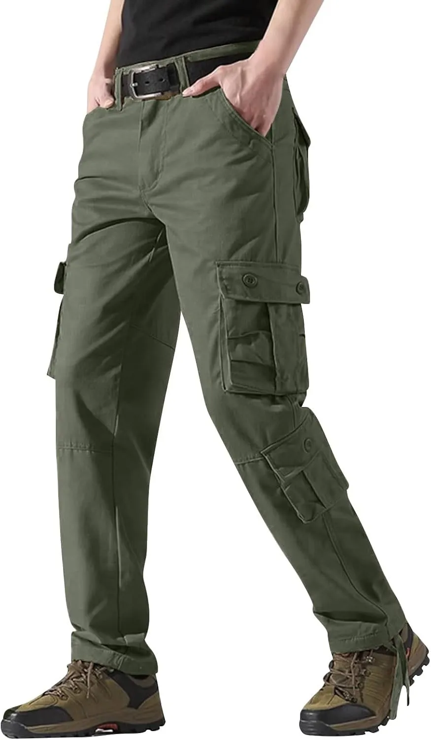 TéRmicos para Mens Cold Weather Work Gear Heavy Duty Cargo Pants Men's Work Utility Safety Pants Cargo Jeans for Men Relaxed Fit Men's Pants with Cell Phone Pocket Cargo Pants for Men Big and Tall