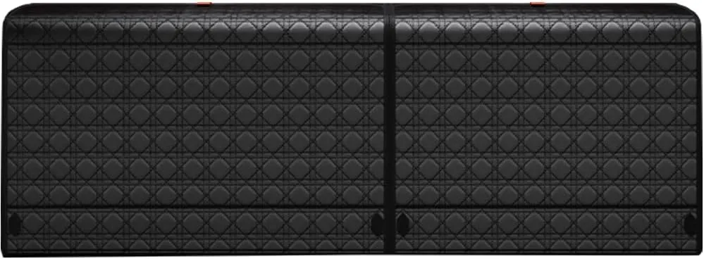 Trunk Organizers, Car Organizers, Storage Solutions, and Car Storage Organizers for SUVs, Sedans, Back Seats, and Luxury Vehicles with Lid, Leather, Small, Large (Black, L&M)