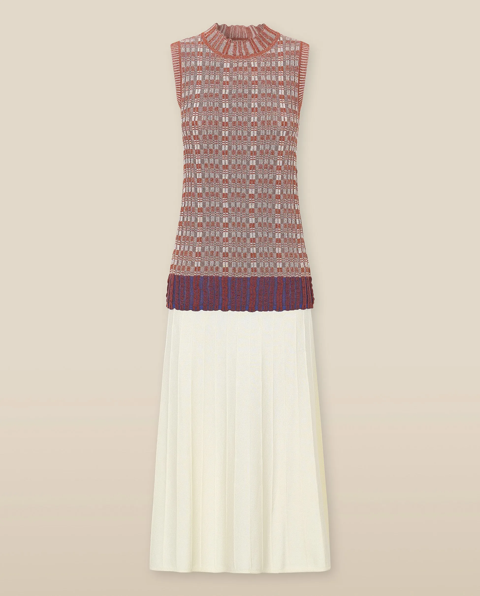 UDUKU | Multicoloured Knitted Midi Dress