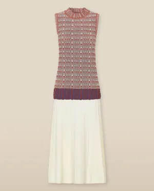 UDUKU | Multicoloured Knitted Midi Dress