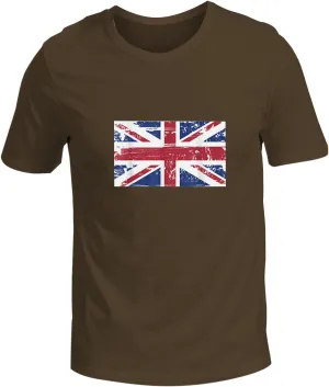 Unisex Union Jack British Flag T Shirts Distressed Casual Short Sleeve Patriotic St Georges Day T Shirts Graphic Tee Shirts