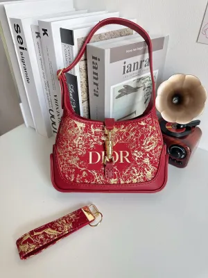 Upcycled Dior Dust Bag Shoulder Bag