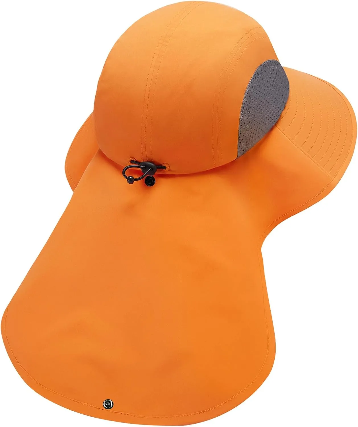 UPF 50  Foldable Sun Hats Wide Brim with Large Neck Flap for Men Women UV Protection Gardening Fishing Beach Hat
