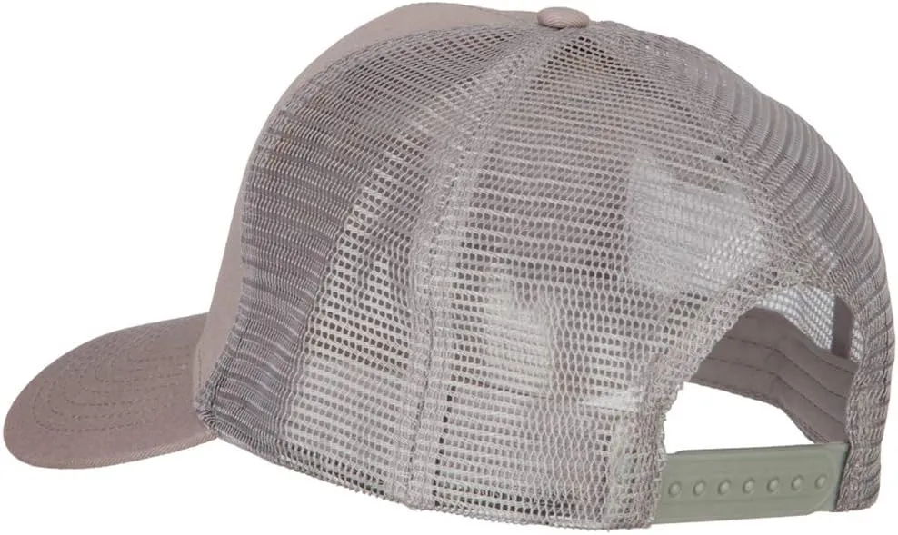 USN Veteran Embroidered Solid Cotton Mesh Pro Cap