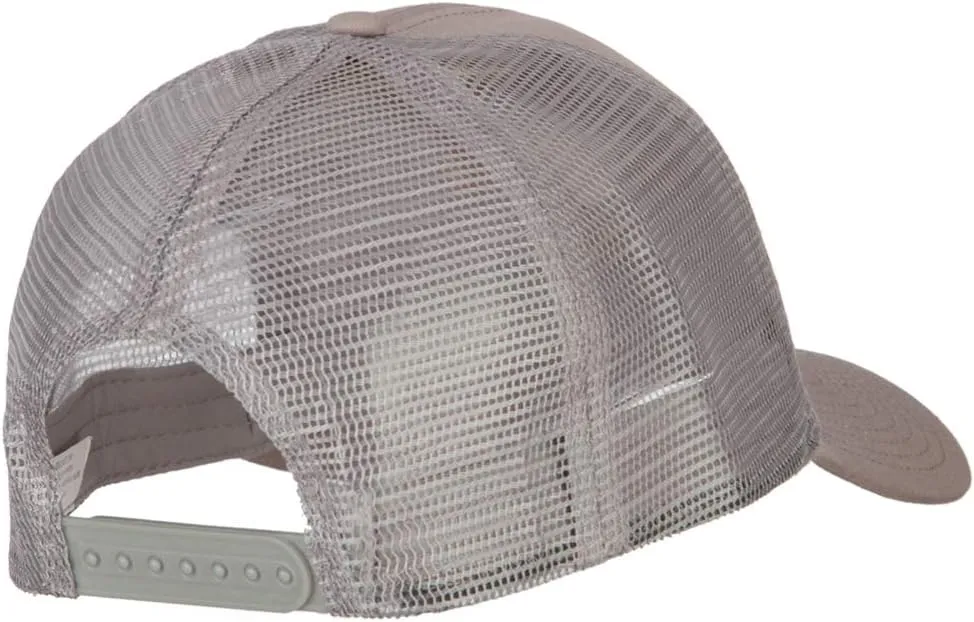 USN Veteran Embroidered Solid Cotton Mesh Pro Cap