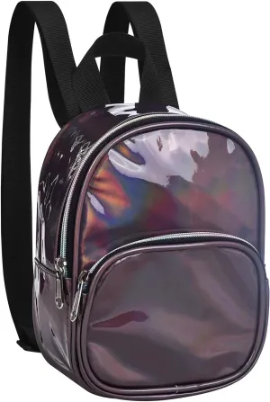 USPECLARE Clear Mini Backpack Stadium Approved for Little Boys & Girls, Transparent Backpack for Concert, Festival, Sport Events