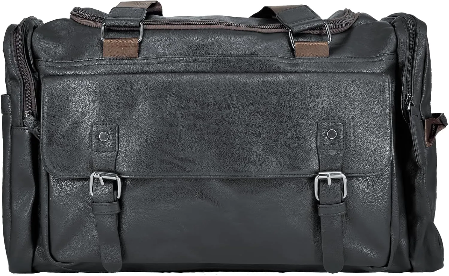 Vegan Leather Travel Duffel Weekender Bag For men and Women Carry on Overnight Bag Sports Duffel bag