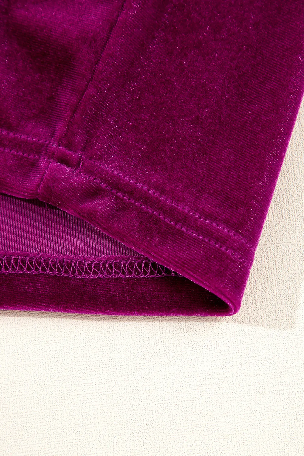 Velvet Bodycon Dress with Mock Neck and Ruched Design