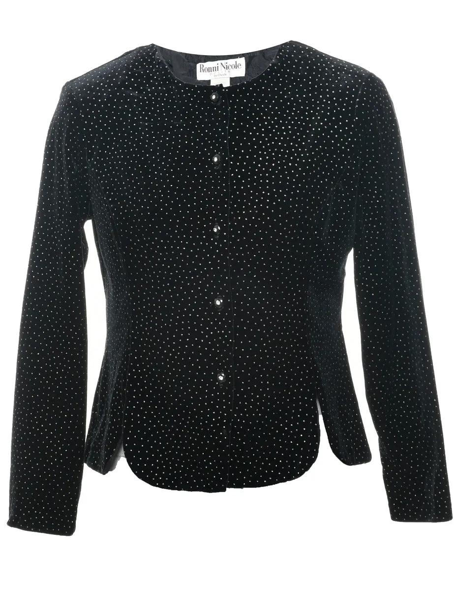 Velvet Evening Jacket - M