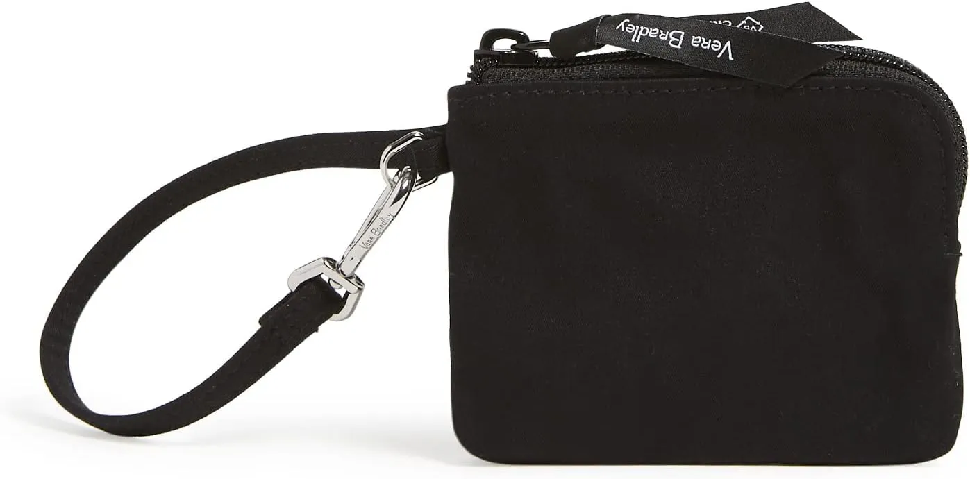 Vera Bradley Women's Cotton Clip & Zip Mini Pouch Wallet