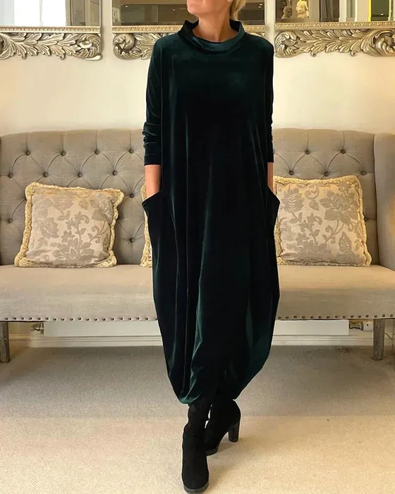 Victoria Velvet Maxi Dress | Elegant & Cozy | Perfect for Effortless Style