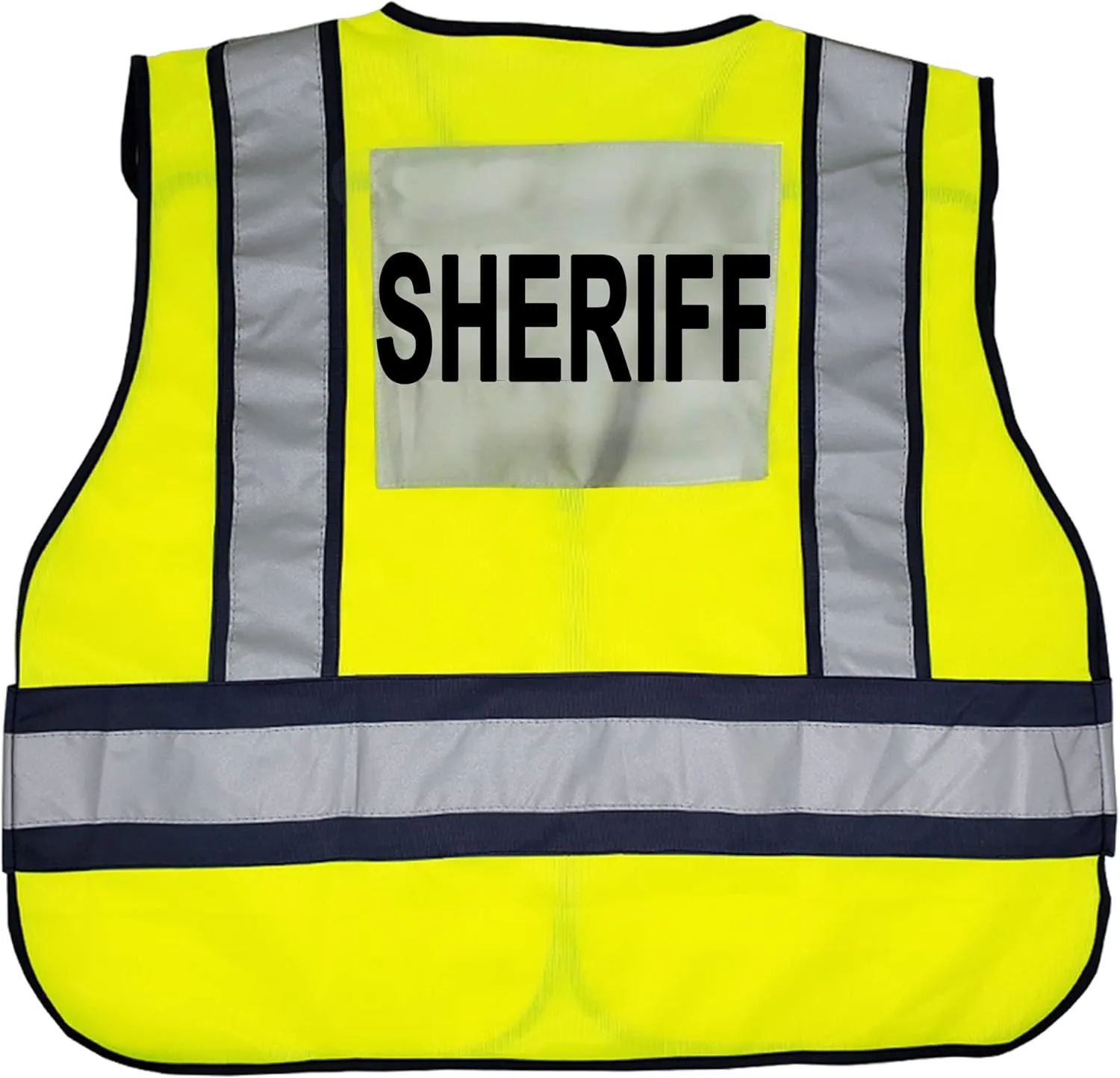 VIEWBRITE Reflective (Class 2) Sheriff Vest Lime Green - 5 Point Breakaway High Visibility Yellow Sheriff Safety Vest