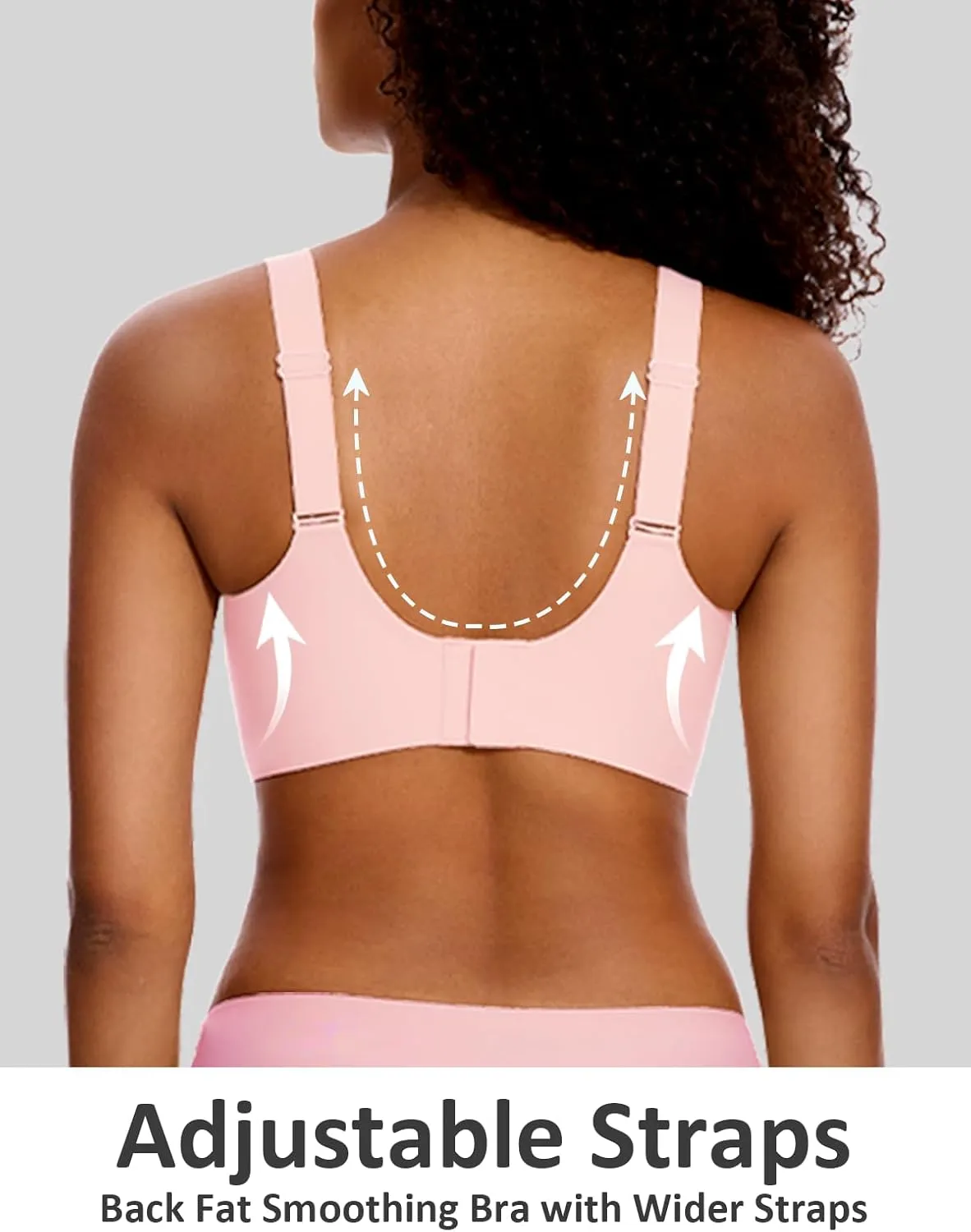 Vinfact Womens V Lace Wireless Seamless Bras No Underwire Comfort Push Up Bras Supportive Full Coverage Bralettes T Shirt Bra
