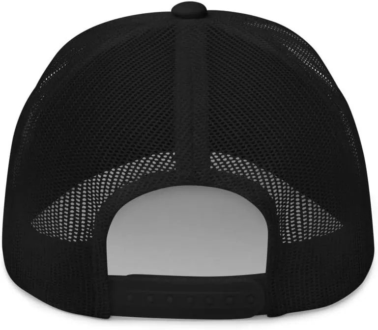 Vintage Mil Baseball Script Mesh Retro Mil Trucker Hat Cap