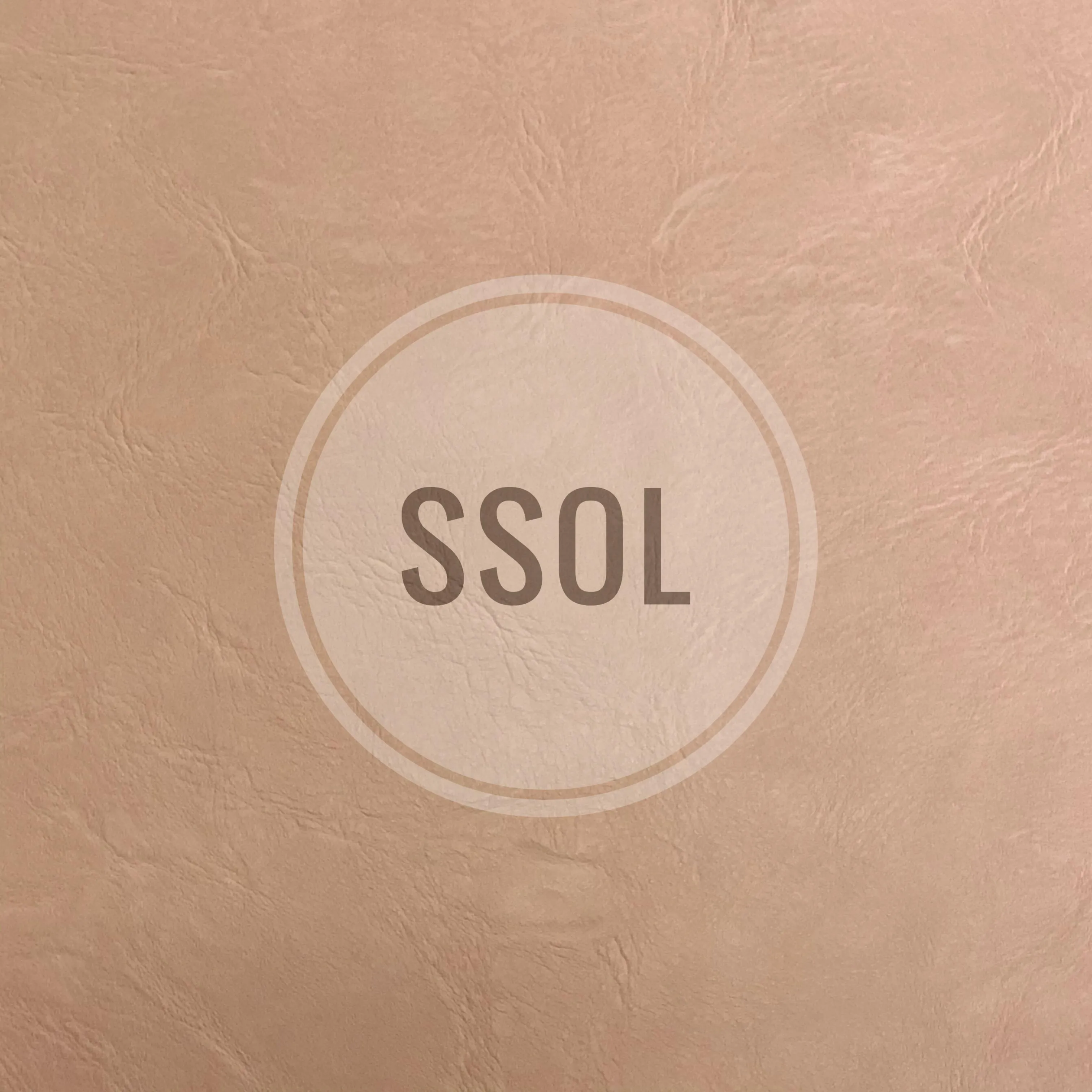 Vinyl/PU Leather - Solid Faux Ele 06 (Pale Salmon)